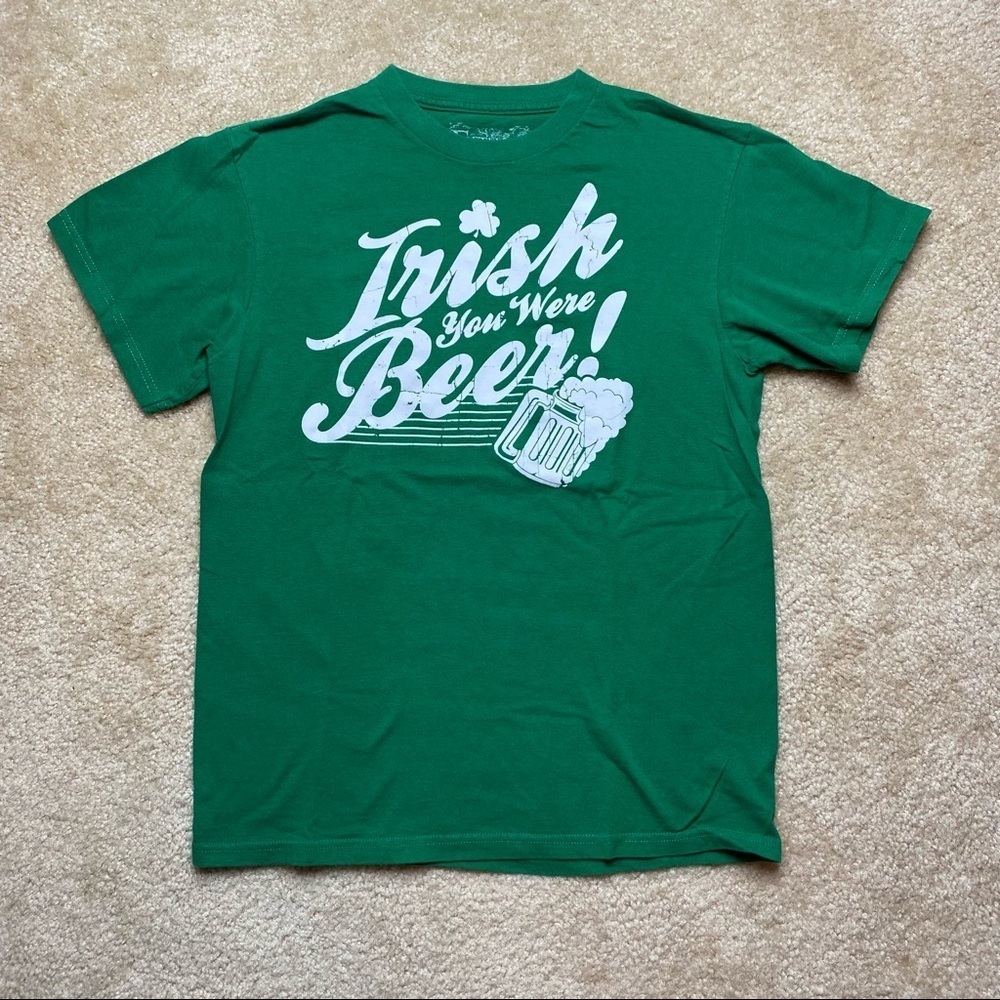 Irish You Were Beer St Patrick’s Day Green Tee